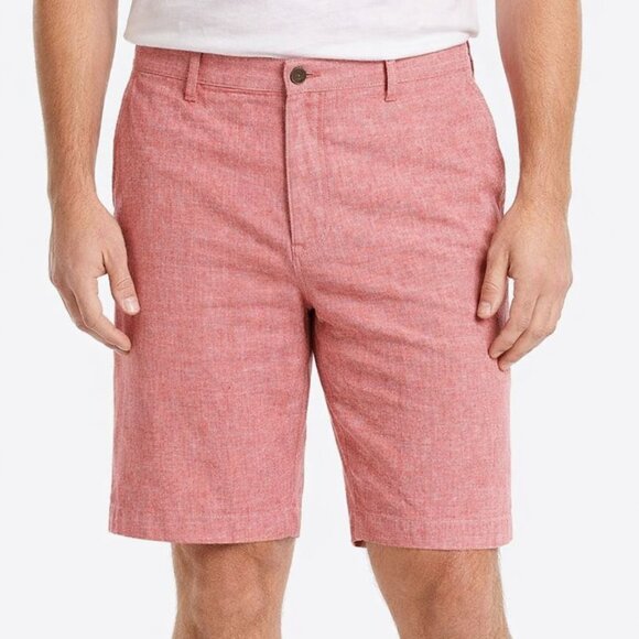 St. John's Bay Other - St. John Bay Coral 9” Linen/cotton Comfort Stretch Bermuda Shorts waist 36